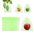thumbnail image 1 of Uxcell 200 Pack Fruit Protection Bags - 6x8 Inch Fruit Netting Bags with Drawstring Apply to Plants(Green), 1 of 7