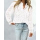 thumbnail image 4 of Blusa de Encaje PRETTYGARDEN para Mujer, Cuello en V, Manga Larga, Talla XXL, 4 of 6