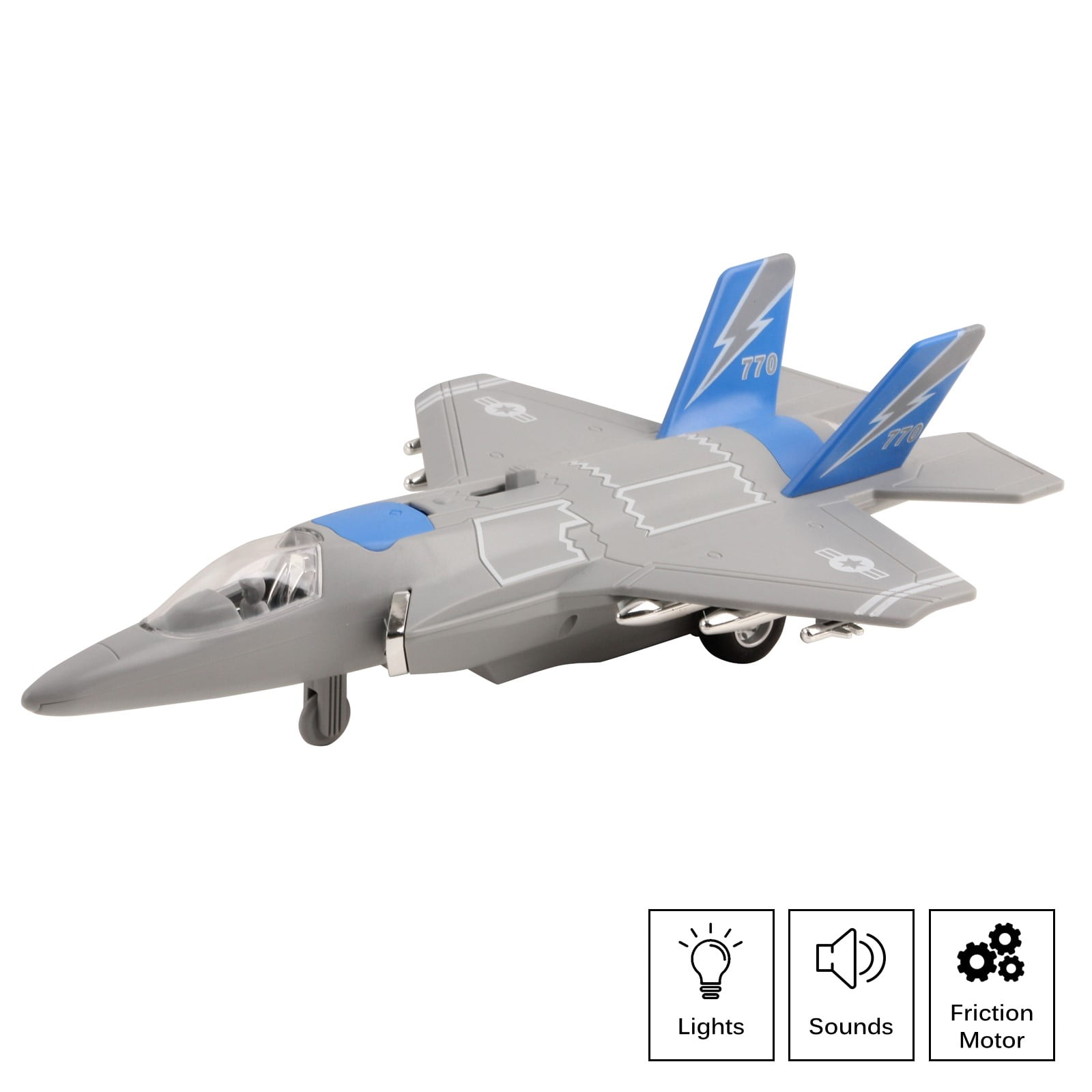 9.5" X-Planes US Navy F-18 Hornet Blue Angel Jet Diecast Toy Authentic Set of 6 