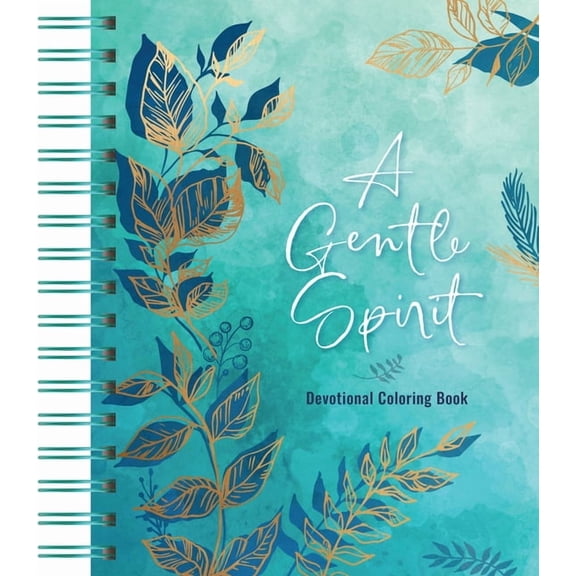 A Gentle Spirit: Devotional Coloring Book, (Spiral-Bound)