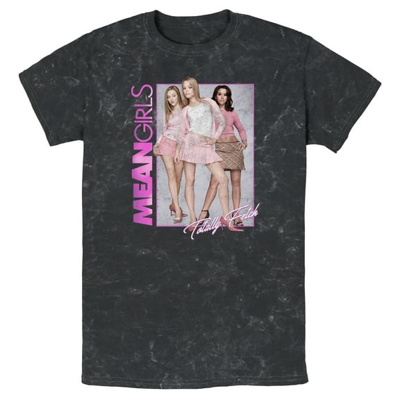 Men's Mean Girls The Plastics Totally Fetch Graphic Tee Black Large
