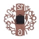 thumbnail image 2 of Reloj de pared de cuarzo silencioso con forma de árbol, reloj de madera para el hogar D ER, 2 of 4