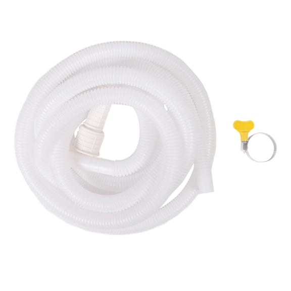 Dehumidifier Drain Hose, 13Ft Flexible Hose with Cuttable Rubber Adapter and Connect Clamp, Replacement