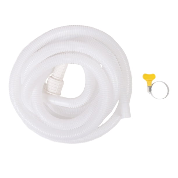 Manguera de Drenaje para Deshumidificador, Flexible 13 Pies con Adaptador Goma Cortable y Abrazadera Conexión, Reemplazo