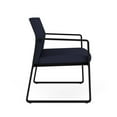 thumbnail image 4 of Gansett Reception Waiting Room Bariatric Chair / Black Steel / Navy Blue, 4 of 7