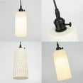 thumbnail image 7 of Kiven H-Type track lighting pendants Adjustable Height,1-Light Modern Plastic h track pendant lights,Decorative Track Lighting Fixture for Kitchen Island Hallway DZ0537, 7 of 7