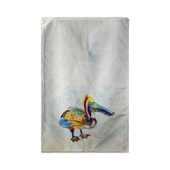 Betsy Drake BT983A Heathcliff Pelican Beach Towel - 30 x 50 in.