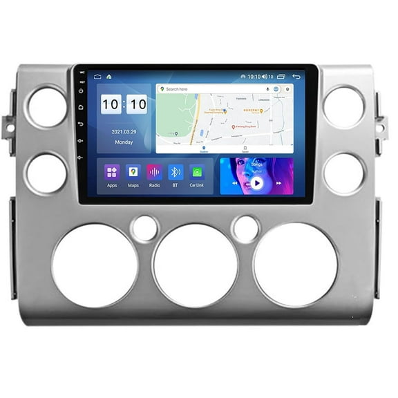 Car Radio Android 12 Car Stereo for F-J Cruiser J15 2006-2020, 2 Din Sat Nav GPS Navi 9 Inch Touch Screen Multimedia Video Player FM BT Receiver with 4G 5G Wifi SWC Carplay M600S 8 core 6 128GB