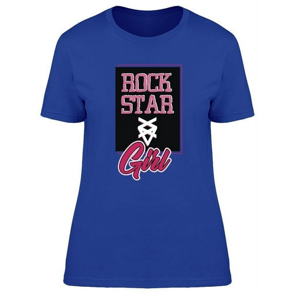 Rockstar Girl T-Shirt Women -Image by Shutterstock, Female XX-Large