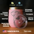 thumbnail image 4 of Bevvee Insulated Wine Tumbler 12 oz Labrador Face Labrador Lover Gifts Tumblers, 4 of 4