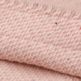 thumbnail image 4 of BRGZLK Girl's Knitted Shirt Dress Bow Lotus Leaf Collar Lace Sleeve Skirt Long Sleeve Round Neck Solid Color Dress Birthday Clothes Pink 7-8 Years, 4 of 5
