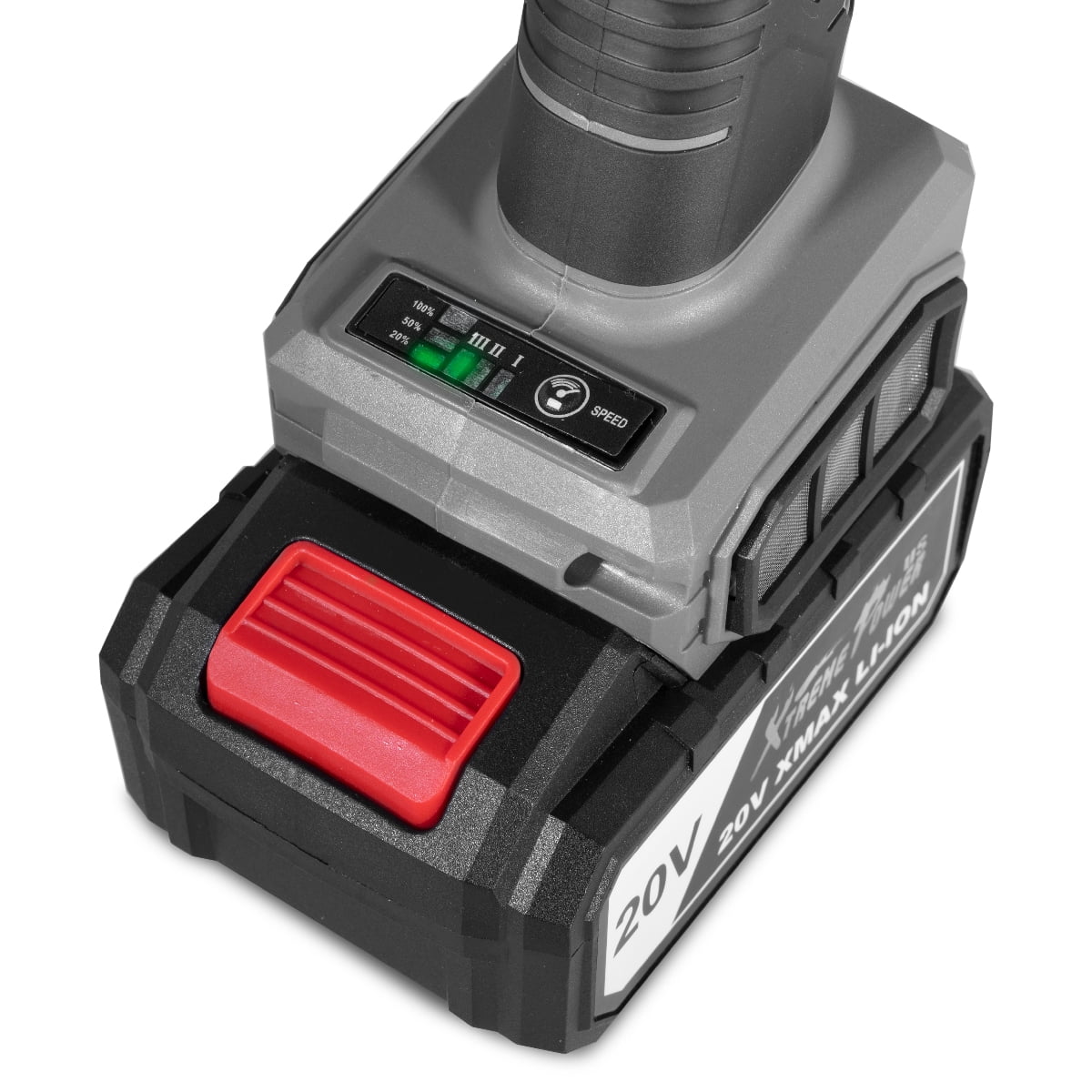 XtremepowerUS 20V 4-1/2" Cordless Angle Grinder, Brushless, With Battery, Charger & Carrying Bag
