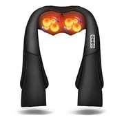 ZENART Shiatsu Shoulder Back and Neck Massager with Heat, Electric Deep Tissue Kneading Massage Pillow, Black