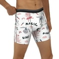 thumbnail image 5 of Sigee Cute Magic Bunny for Men's Boxer Briefs,Moisture Wicking and Breathable Medium, 5 of 9