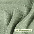 thumbnail image 5 of Inosoo Waffle Textured Shower Curtain, 72"x72" Luxury Heavy Duty Soft Fabric Shower Curtain, Sage Green, 5 of 14
