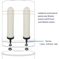 thumbnail image 5 of 2PCS 10" Ceramic Filter Candle Activated Carbon Replacement Filters Compatible with ProOne and Berkey Countertop Gravity Water Filter System, Household Water Bucket,Water Cooler Filtration (2), 5 of 5