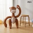 thumbnail image 4 of 20 Piezas Mono Inflable Juguete Hinchable Animales Decorativos Figuras Divertidas de PVC para Fiestas Temáticas Decoración de Cumpleaños Eventos Infantiles Duchas de Bebé Bodas, 4 of 7