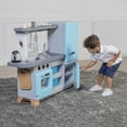 thumbnail image 5 of Step2 Blue Cooking Time Kids Pretend Kitchen Playset with Fridge, 5 of 16
