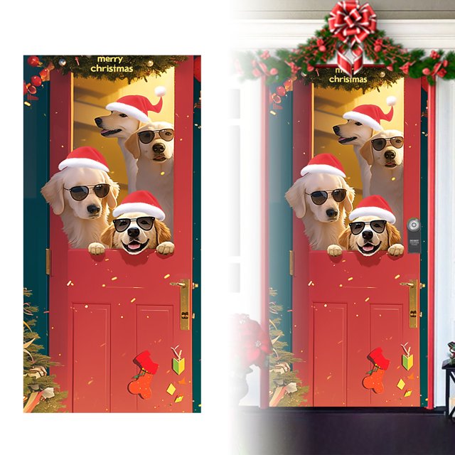Custom Printed Door Curtains Fabric Hanging Tapestry for Home and Room Divider Privacy Screen