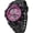 Black Purple, variant on Womens Digital Sports Watch 5ATM Waterproof Watch LED Light Large Face Analog Multifunctional Wrist Watches with Alarm Stopwatch Calendar Hourly Chime