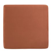 Studio Living Kingston Modern Large Storage Ottoman, Rust Velvet Fabric