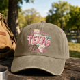 thumbnail image 7 of SHE'S FROM TEXAS I CAN TELL Baseball Cap Classic Adjustable Unisex Low Profile Curved Brim Hat for Men Women Daily Wear, 7 of 7