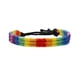 thumbnail image 4 of 1 pulsera de arcoíris hecha a mano, ajustable, trenzada, pulsera de la amistad para niños y niñas, 4 of 7