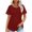 Red, variant on Patlollav Women Tshirts Under $10, Women's Short Sleeve T Shirts Casual Summer Plain Round Neck Loose Fit Tee Blouse Tops