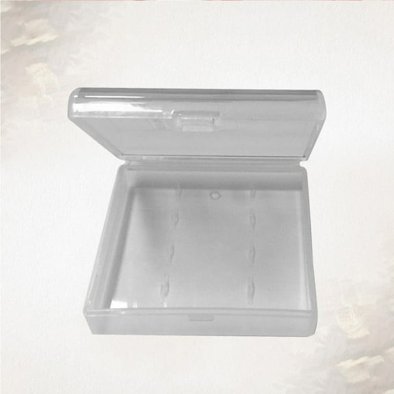 BRIGHTFUFU Small Plastic Case 1Pcs Transparent Batteries Holder Storage Box for General Users