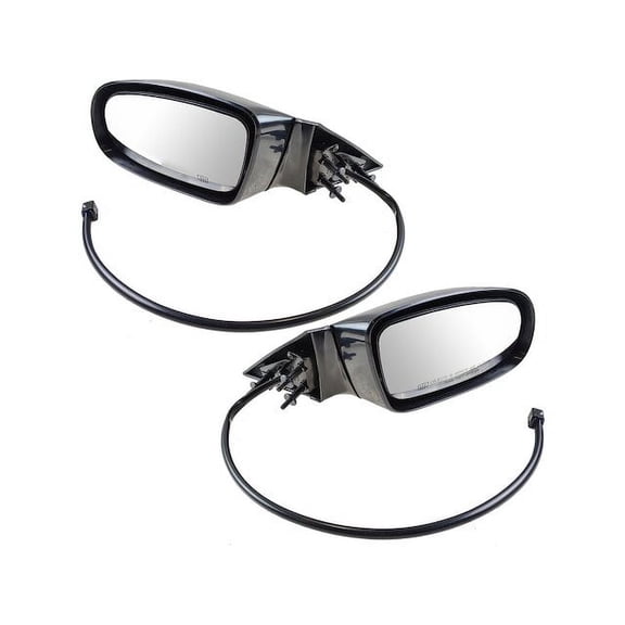 Door Mirror Set 2 Piece - Compatible with 1995 - 1996 Chevy Caprice