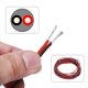 thumbnail image 3 of Cable eléctrico de 2 conductores de 20 AWG Uxcell 29.5FT rojo negro cobre estañado / flexible / silicona, 3 of 6