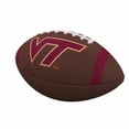 thumbnail image 1 of Logo Brands 235-93FC-1 Virginia Tech Team Stripe Official-Size Composite Football, 1 of 1