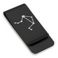 thumbnail image 1 of Stainless Steel Libra (Scales) Astrology Constellation Classic Slim Money Clip Credit Card Holder, 1 of 2