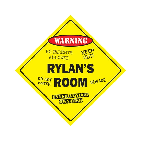 SignMission X-14-Rylans Room 14 in. Rylans Crossing Zone Xing Room Sign