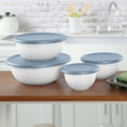 thumbnail image 6 of Sterilite Nesting Mixing Covered Bowl Set with Lids, Washed Blue (Set of 6), 6 of 8