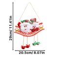 thumbnail image 5 of Xiwaer Creative Christmas Door Hanging Accessories, Shopping Mall Scene Layout Christmas Wall Hangings, Decorations And Pendants D, 5 of 9