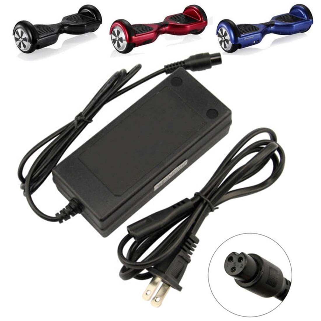 Plug FAST Charger Power Adapter For Segway/Swegway/Hoverboard Balance Board. 