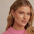 thumbnail image 4 of CFIOZYOS Gold Huggie Hoop Earrings for Women 14k Gold Plated, Small Hoop Earrings for Women, 1/2 Inch Yellow Color Earrings for Women, 4 of 11