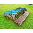 thumbnail image 1 of Ocean Outdoor Tablecloth, Kood Island Thailand Journey Vacation Heaven Travel Destination in Asia, Decorative Washable Fabric Picnic Table Cloth, 58 X 84 Inches,Blue Green Pale Brown, by Ambesonne, 1 of 2