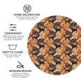 thumbnail image 3 of Lsque Dog Pattern 4" Drink Coasters Set of 4, PVC Leather Absorbent Coasters, Table Coaster Set Decorative Coffee Cup Coasters Housewarming Gift -Round Shape, 3 of 6