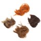 thumbnail image 1 of 4 piezas pelucas de colores ANGGREK moño desordenado, 1 of 8