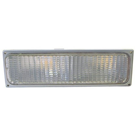 - Compatible 1992 - 1993 GMC K1500 Suburban Parking Light Assembly / Lens Cover - Left (Driver) Side 5975423 GM2520108 Replacement For GMC K1500 Suburban