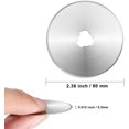 thumbnail image 2 of 9 Packs Rotary Cutter Blades Replacement Blades Compatible with Fiskars Olfa Martelli Truecut Cutter, 2 of 5