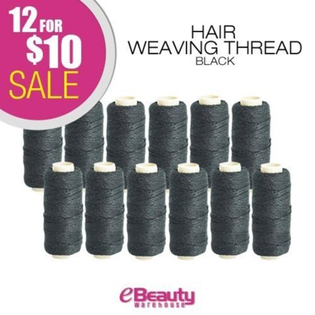 12 For 10walmartbo Deal Weaving Thread Black Weave Thread Is