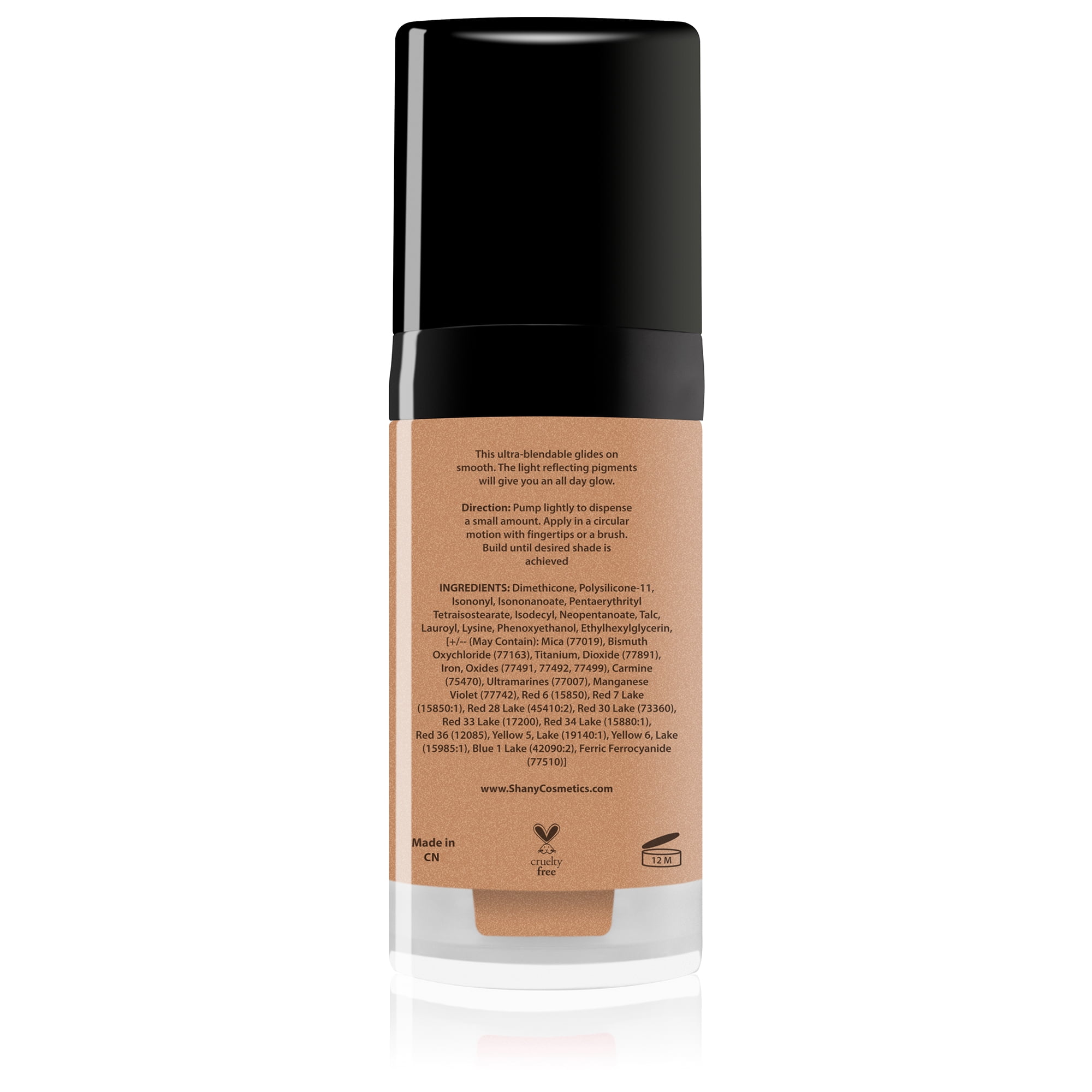 SHANY Paraben Free HD Liquid Cream Blush - Creamy & Blendable Color - ANGEL TOUCH