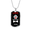Military Chain (Gold), variant on Vizsla Love Is Dog Tag Necklace Stainless Steel 24" Chain Silver Tone or Gold Tone