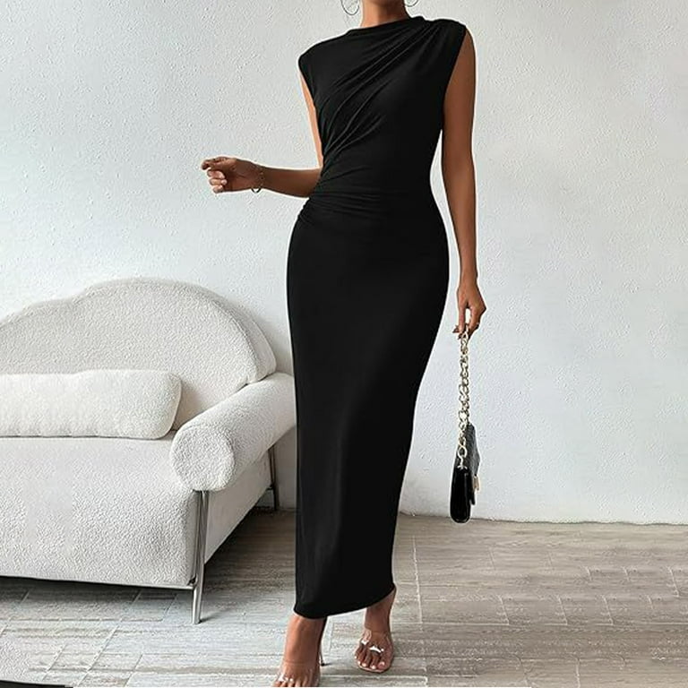 midi champagne dress Pleated Midi Dress - Champagne