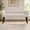 Cream, variant on Plush Upholstered Accent Bench with Nailhead Trim, Padded Seat Entryway or End of Bed Bench with Back, 49.5" W x 19.25" D x 23" H, Green