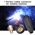 thumbnail image 2 of Conector rápido de soldadura, 1 pieza DKJ35-50, conector de cable de conexión rápida europeo negro, conector de cable resistente y duradero, 2 of 9