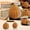 A, variant on Handwoven Rattan Faux Pumpkin Storage Jar with Removable Lid, Halloween Rustic Decorative Container, Multi-Purpose Dustproof Organizer Bin for Candy Trinkets Table Shelf Home Display,A